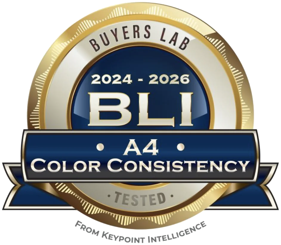 Buyers Lab 2024-2026 A4 Colour Consistency award