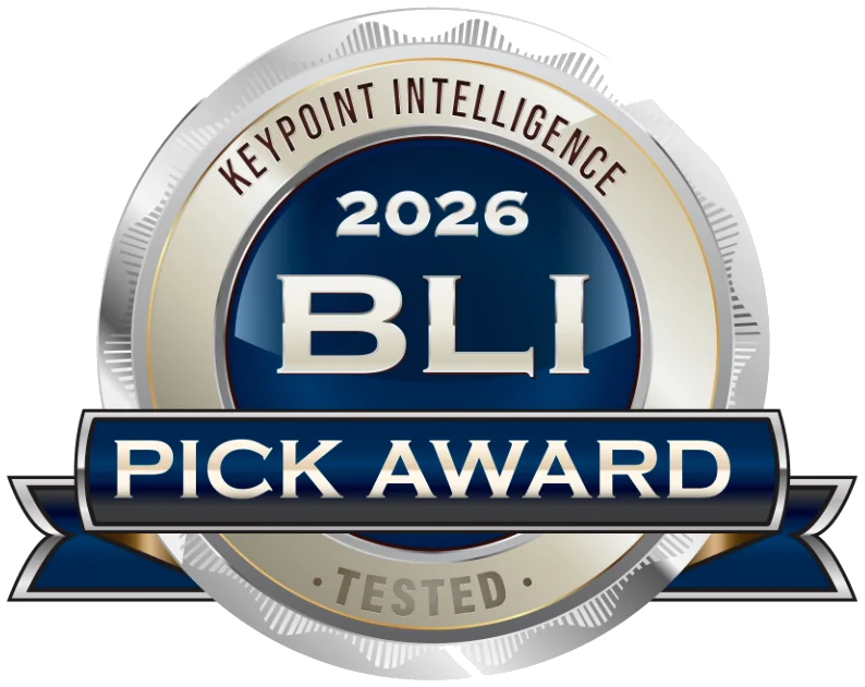 Keypoint Intelligence BLI 2026 Pick Award