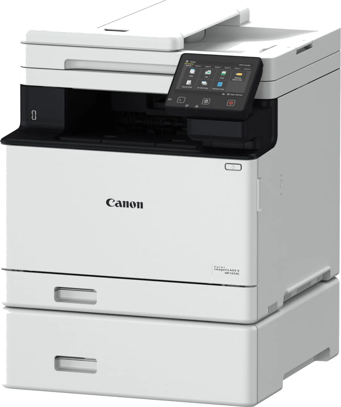 Canon Color imageCLASS X MF1333C with optional paper feeder configuration