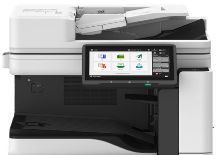 Canon imageFORCE 4125 control panel and output area
