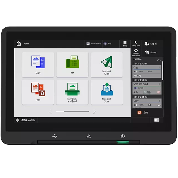 Canon imageFORCE C3150 touch panel detail