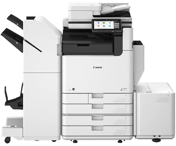 Canon imageFORCE C7165 copier cut from brochure cover with transparent background