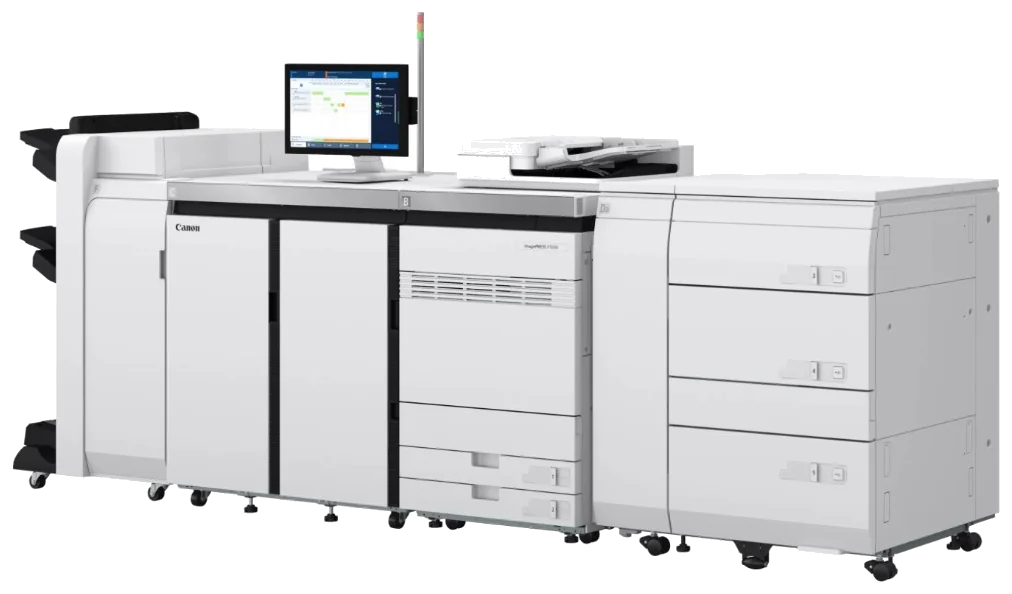 Canon imagePRESS V1000 production digital press with transparent background