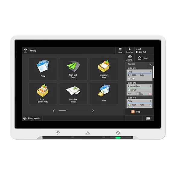 Canon imageRUNNER ADVANCE DX 4935i interface detail