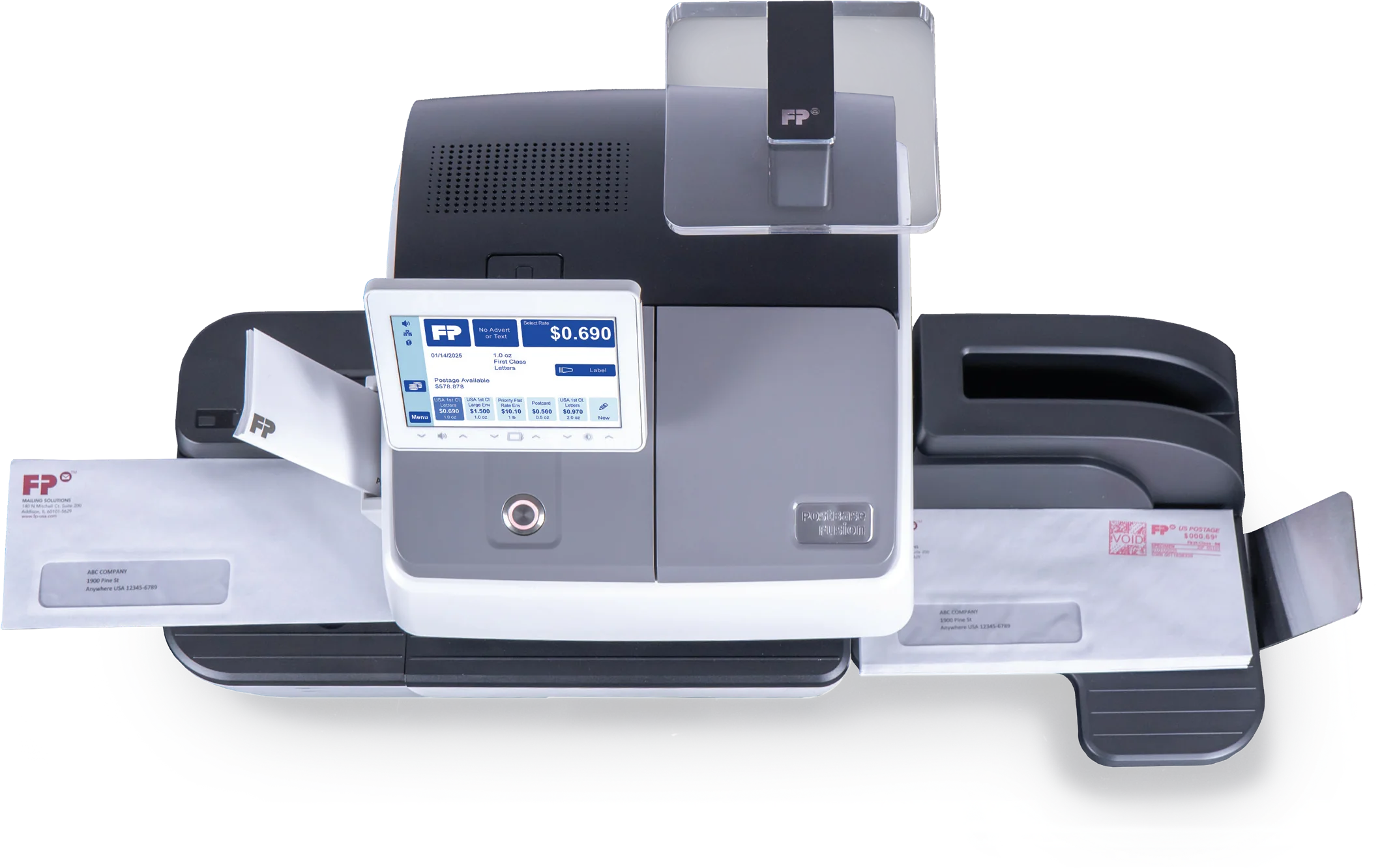 FP PostBase Fusion Semi-Auto processing mail