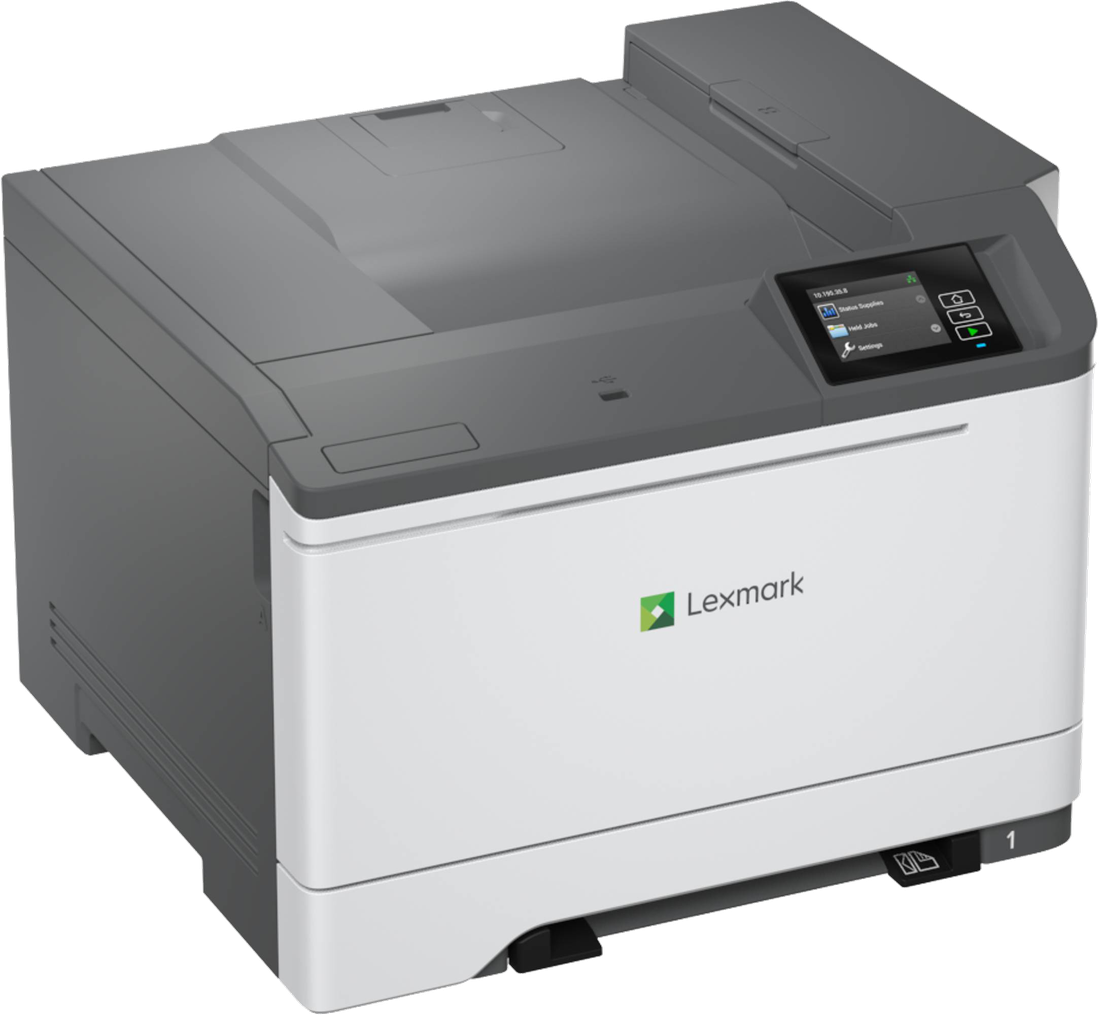 Lexmark C2335 colour laser printer front view