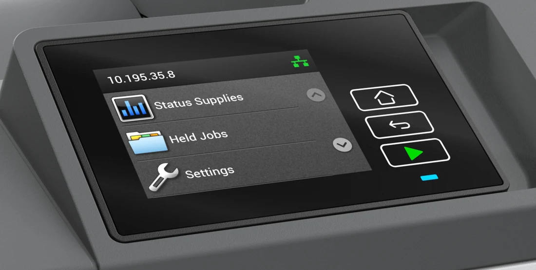 Lexmark C2335 2.8-inch colour touch screen