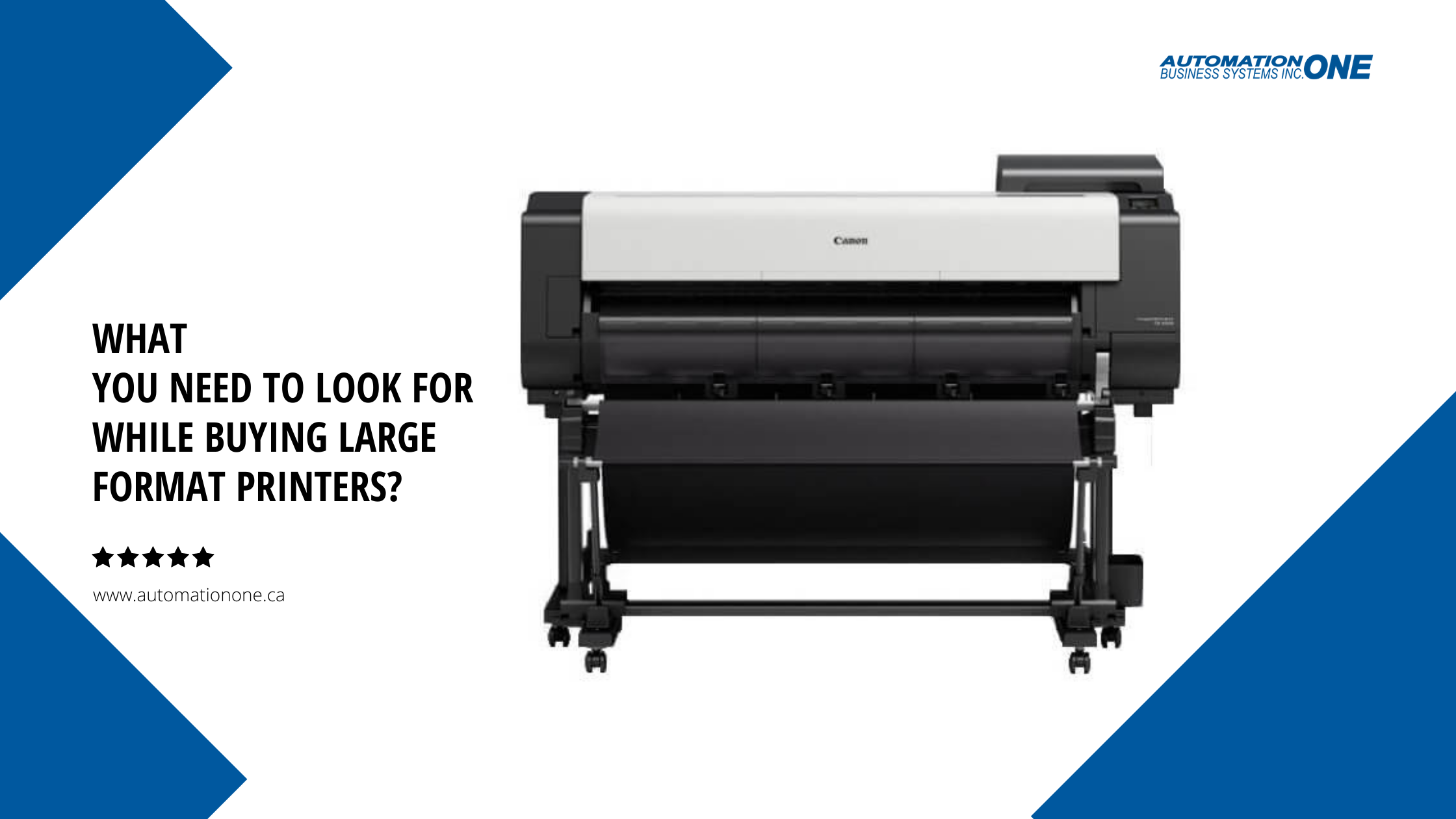 Read more about the article What to Look For When Buying Large Format Printers