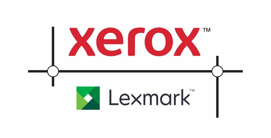 Xerox and Lexmark logos